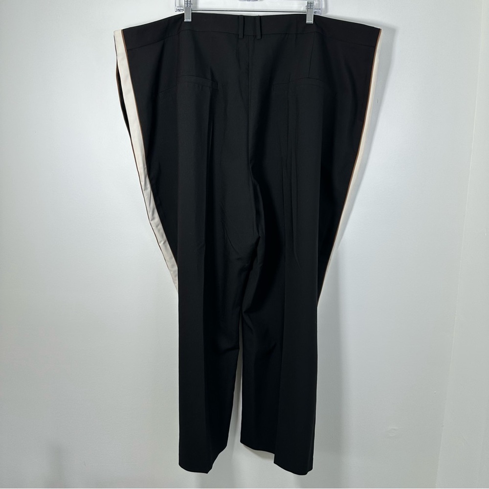 ASOS Curve Tailored Relaxed Pants With Contrast Piping Size 26 - Picture 3 of 10